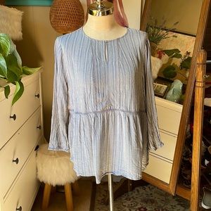 Fever crochet peasant blouse